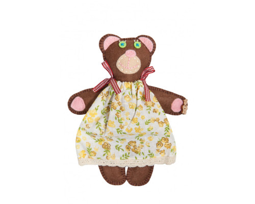 Дитячий набір для творчості "Ведмедик" MI-001 шиття м'якої іграшки