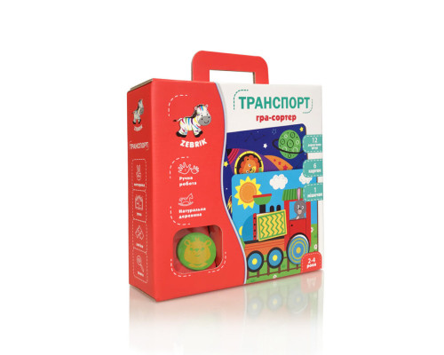 Гра-сортер "Транспорт" Vladi Toys ZB2002-06 (укр)