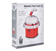 Конструктор дитячий "Western fast food: Drinks" 1024A-5, пластик, 73 деталі