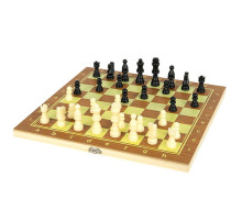 Настольная игра "Шахматы, шашки и нарды 3 в 1" 623А с доской 35х35 см