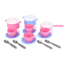 Іграшка посуд "Маринка 1 ТехноК", арт. 2209TXK(Pnk) 15 Предметів