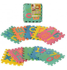 Детский коврик Мозаика Алфавит M 2736 на укр. языке