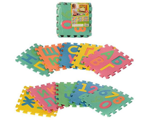Дитячий килимок Мозаїка Алфавіт M 2736 укр. мовою