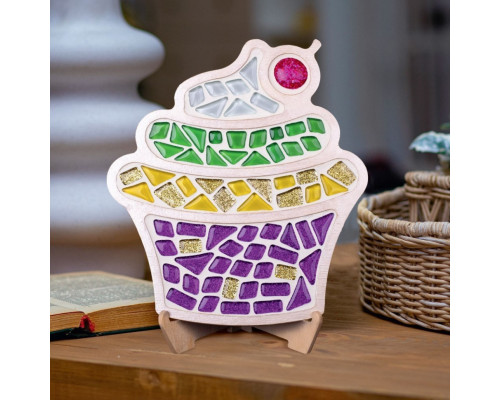 Детский набор для творчества хрустальная мозаика "Кекс" MA1006