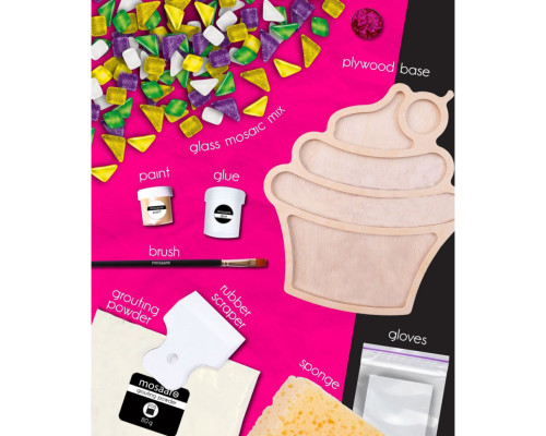 Детский набор для творчества хрустальная мозаика "Кекс" MA1006