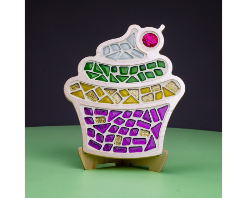 Детский набор для творчества хрустальная мозаика "Кекс" MA1006