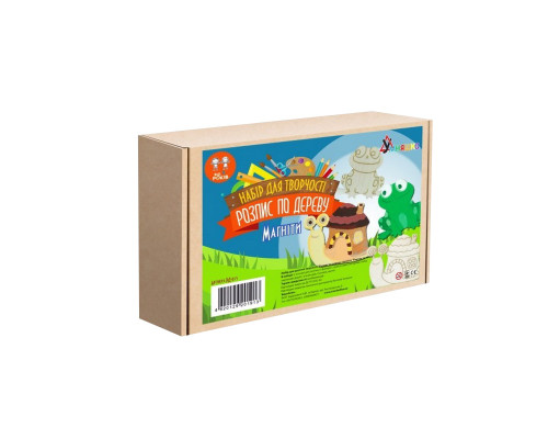 Набор детского творчества Роспись по дереву «Магниты-улитка и лягушка» РД-013