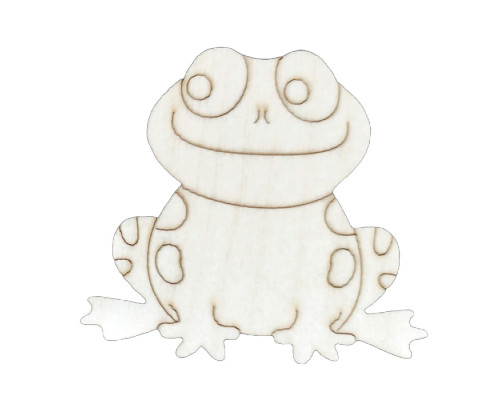 Набор детского творчества Роспись по дереву «Магниты-улитка и лягушка» РД-013
