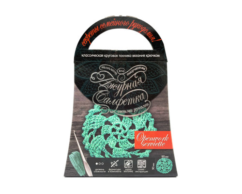 Комплект для творчості своїми руками "Ажурна серветка" SL-01-06