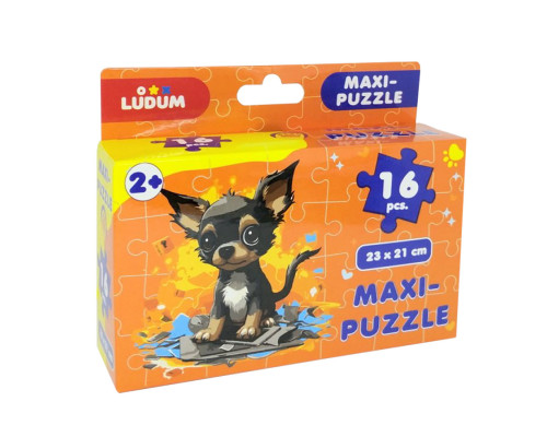 Пазл дитячий максі "Собачка" ME5032-05, 16 великих елементів