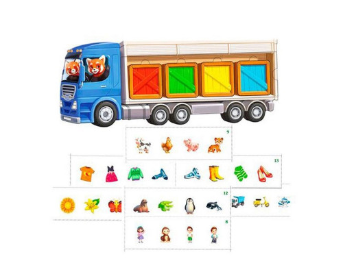 Настільна розвиваюча гра "Четвертий зайвий" Ubumblebees (ПСФ077) PSF077, 2 варіанти гри