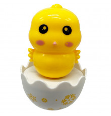 Дитяча неваляшка "Курча" 657-55(Yellow) 7,5 см, брязкальце