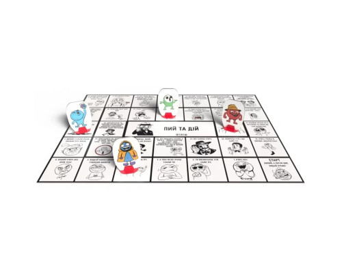 Настольная игра для взрослых "Пей и Действуй" 800484 от 2 игроков