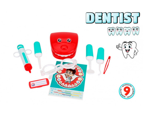 Игровой набор стоматолог 6641TXK, 9 предметов