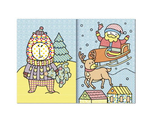 Дитяча аква-розмальовка з водним маркером "Santas Colors" НТ-43-01