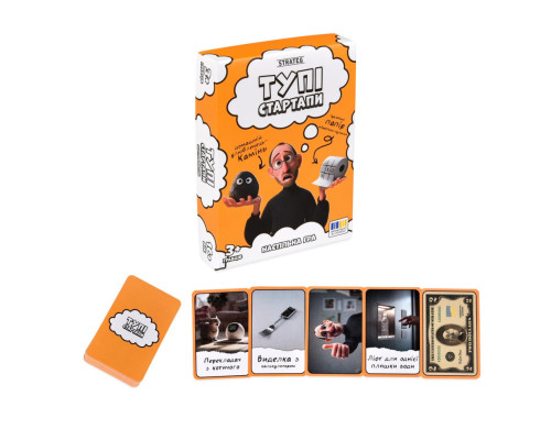 Настільна гра "Тупі стартапи" 30957, 110 карток