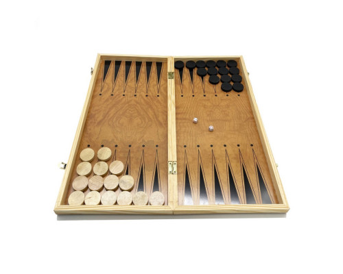 Набір настільних ігор "Шахи, нарди, шашки 3 в 1" 3 NE-LG-6 ігрова платформа 30х30 см