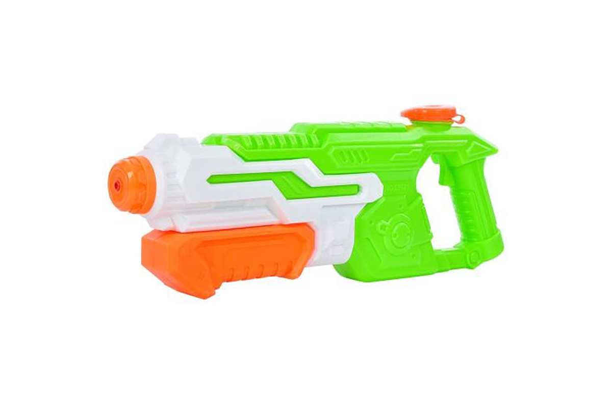 Водяний бластер дитячий MR0505(Light-Blue) помпа 37,5 см Зелений