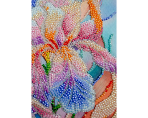 Набір для вишивання бісером "Квіткове натхнення" AB-928 на натуральному холсті