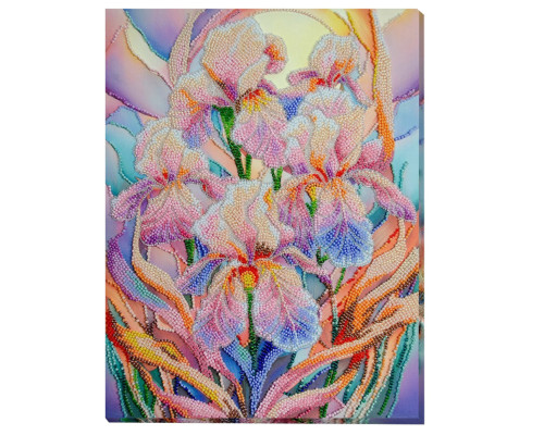 Набір для вишивання бісером "Квіткове натхнення" AB-928 на натуральному холсті