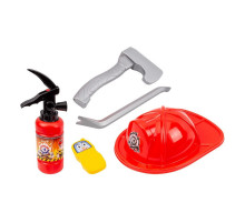 Дитяча іграшка "Набір пожежника" 8591TXK каска, вогнегасник, інструменти