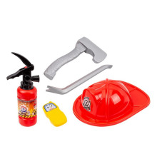 Дитяча іграшка "Набір пожежника" 8591TXK каска, вогнегасник, інструменти