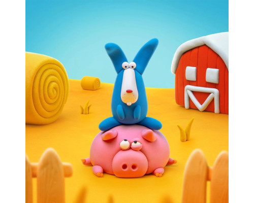 Набір самозатвердіючого пластиліну Кролик ЛИПАКА 30050-UA01