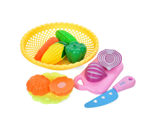 Дитячий ігровий набір "Продукти" S073(Yellow) на липучці, овочі