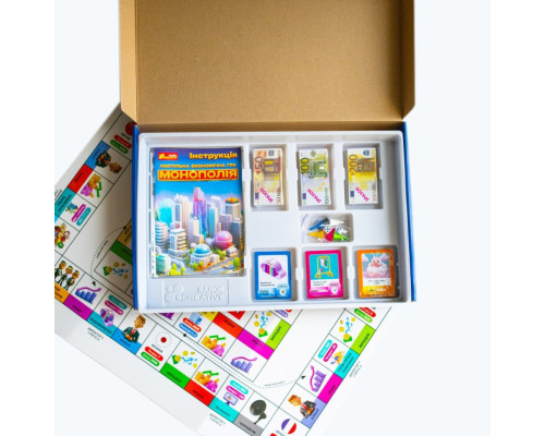 Настільна економічна гра Монополія 10120186 ігрове поле, картки, фішки