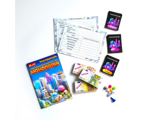Настільна економічна гра Монополія 10120186 ігрове поле, картки, фішки