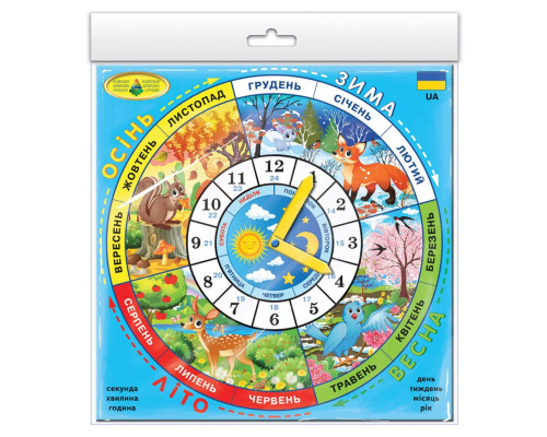 Дитяча настільна гра "Годинник" 82784 укр. мовою