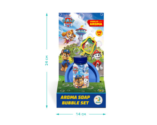 Ароматические мыльные пузыри "Paw Patrol" 200732 объем 150 мл, 3 палочки