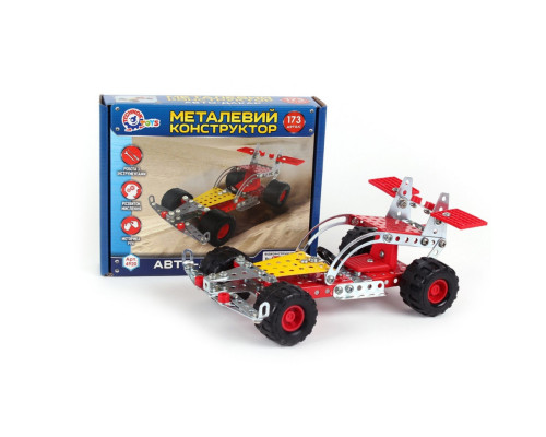 Дитячий Конструктор металевий "Авто-Дакар" ТехноК 4920TXK, 173 деталі