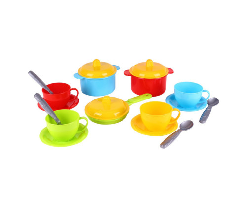 Іграшка посуд "Маринка 1 ТехноК", арт.0687TXK(Multicolor) 15 Предметів
