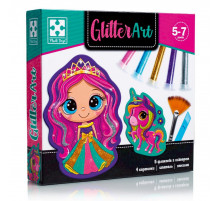 Набір для творчості "Glitter Art Казкові принцеси" VT4501-10, 5 флаконів з глітерами