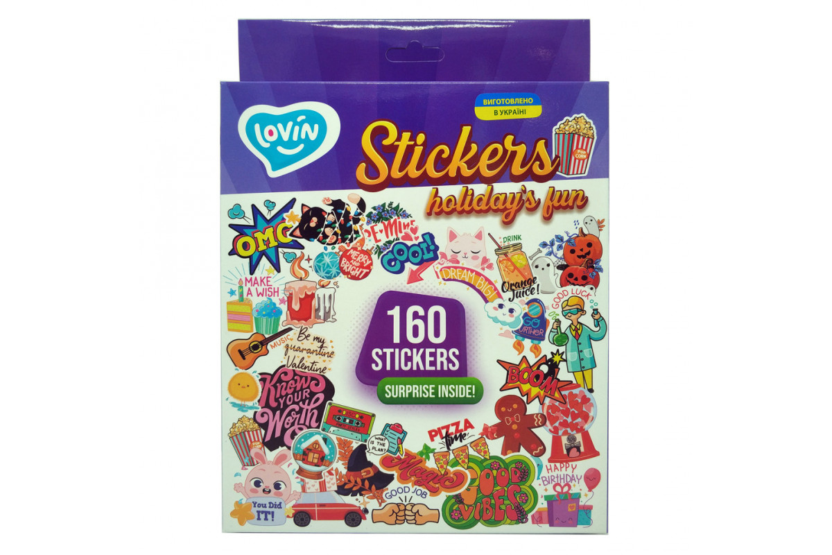 Набір стікерів Holiday's fun TM Lovin 90016 Набір стікерів Holiday's fun TM Lovin 90016