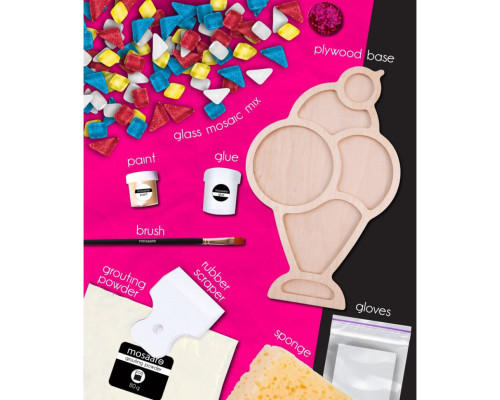 Детский набор для творчества хрустальная мозаика "Мороженое" MA1003