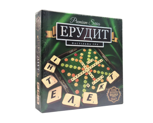 Игра настольная Эрудит БОЛ PREMIUM G-ER-U-01 на украинском языке