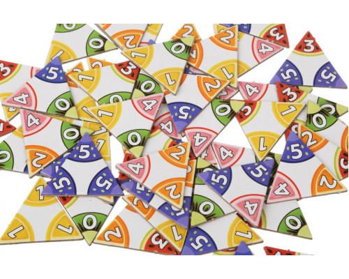 Настольная игра Тримино (Супердомино) Arial 911081, 56 фишек