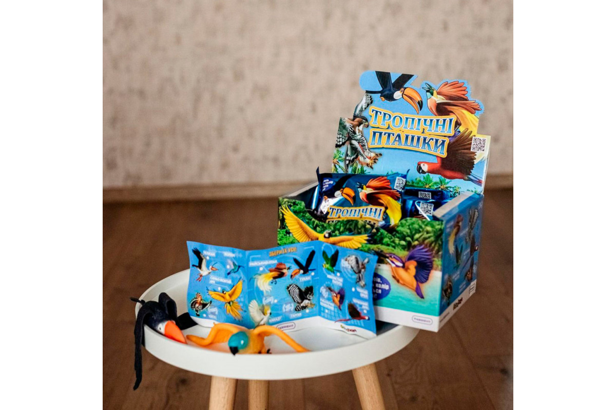 Стретч-іграшка у вигляді тварини Тропічні пташки #sbabam 14-CN-2020 іграшка-сюрприз Стретч-іграшка у вигляді тварини Тропічні пташки #sbabam 14-CN-2020 іграшка-сюрприз
