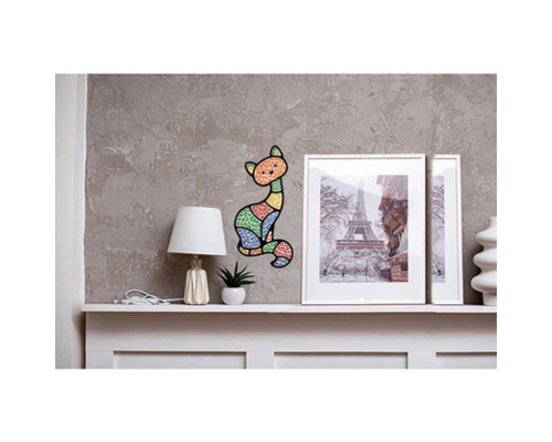 Набір для скляної мозаїки "Кіт" MA3002 кришталеве скло