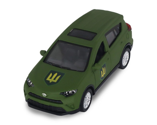 Автомодель серии "Шевроны Героев" Toyota RAV4 "Сухопутные войска ВСУ" TechnoDrive KM6198M2