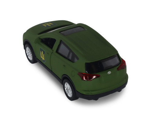 Автомодель серии "Шевроны Героев" Toyota RAV4 "Сухопутные войска ВСУ" TechnoDrive KM6198M2