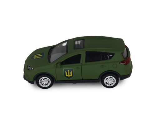 Автомодель серии "Шевроны Героев" Toyota RAV4 "Сухопутные войска ВСУ" TechnoDrive KM6198M2