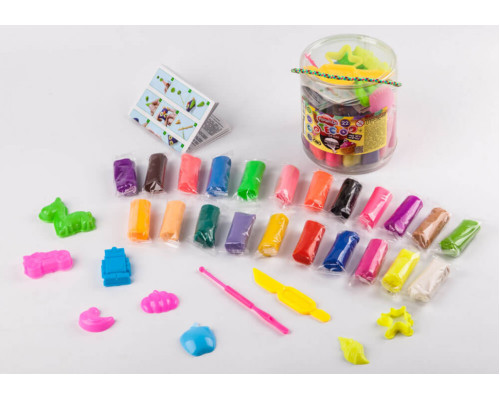 Дитяче тісто для ліплення Master Do 7457DT, 22 кольори у відрі