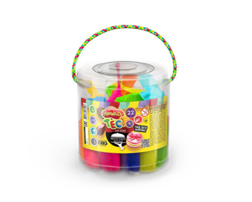 Дитяче тісто для ліплення Master Do 7457DT, 22 кольори у відрі