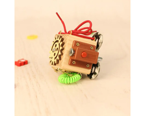 Розвиваюча іграшка Бізікуб "Дорожній" Temple Group TG200139 5х5х5 см