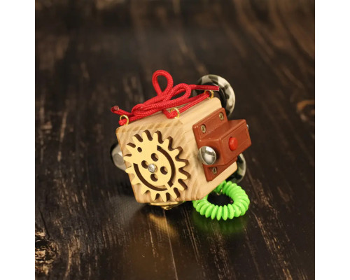 Розвиваюча іграшка Бізікуб "Дорожній" Temple Group TG200139 5х5х5 см