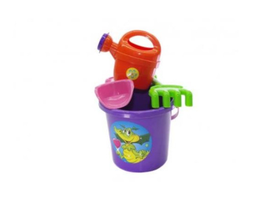 Ігровий набір для пісочниці №1 013555 з відерцем  Фіолетовий