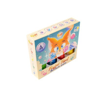 Набір пальчикових фарб 840401, 4 кольори по 60 мл, туба